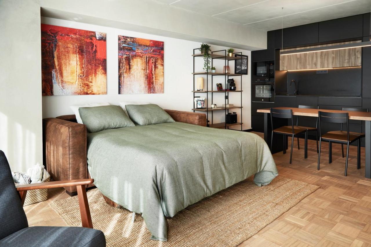 Apartamento En Pleno Centro Y A 200M De La Playa A Coruna Bagian luar foto